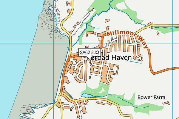 SA62 3JQ map - OS VectorMap District (Ordnance Survey)