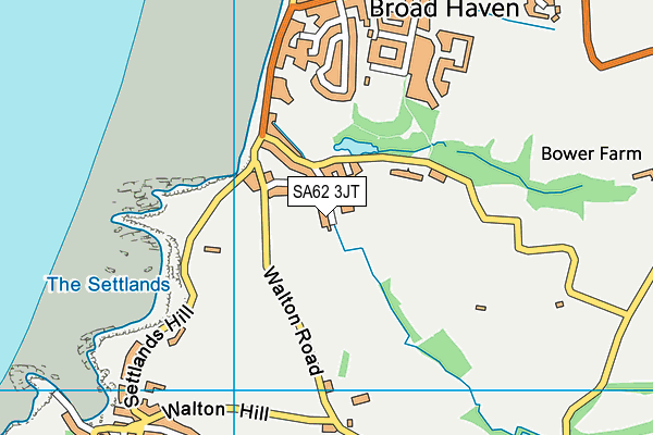 Broad Haven C.P. School map (SA62 3JT) - OS VectorMap District (Ordnance Survey)