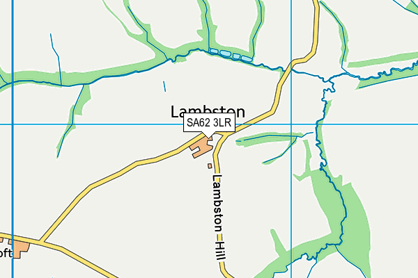 SA62 3LR map - OS VectorMap District (Ordnance Survey)