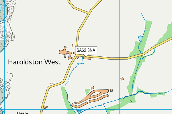 SA62 3NA map - OS VectorMap District (Ordnance Survey)