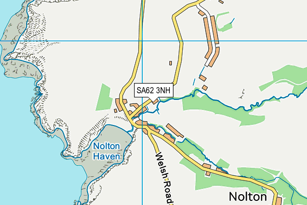 SA62 3NH map - OS VectorMap District (Ordnance Survey)