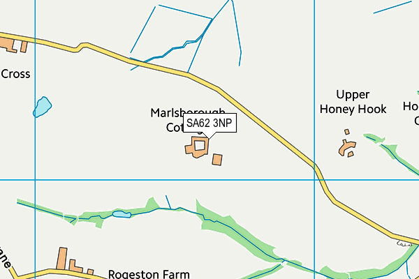 SA62 3NP map - OS VectorMap District (Ordnance Survey)