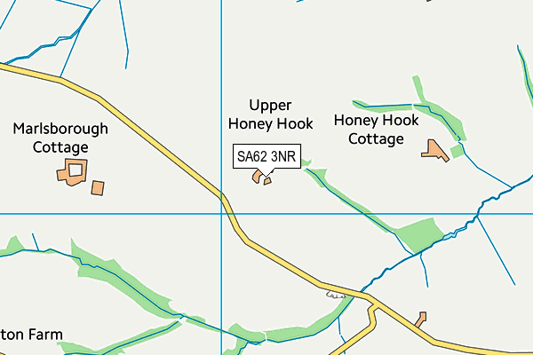 SA62 3NR map - OS VectorMap District (Ordnance Survey)