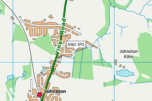 SA62 3PQ map - OS VectorMap District (Ordnance Survey)