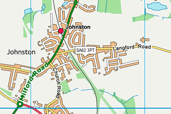 SA62 3PT map - OS VectorMap District (Ordnance Survey)