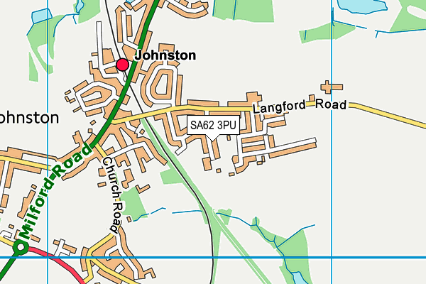 Johnston C.P. School map (SA62 3PU) - OS VectorMap District (Ordnance Survey)