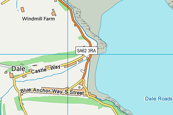 SA62 3RA map - OS VectorMap District (Ordnance Survey)