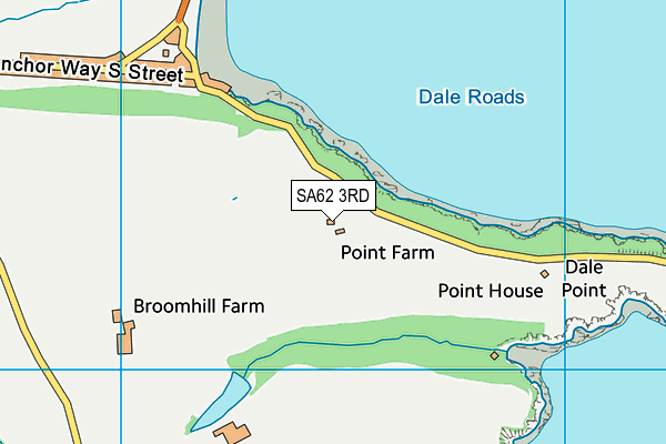 SA62 3RD map - OS VectorMap District (Ordnance Survey)