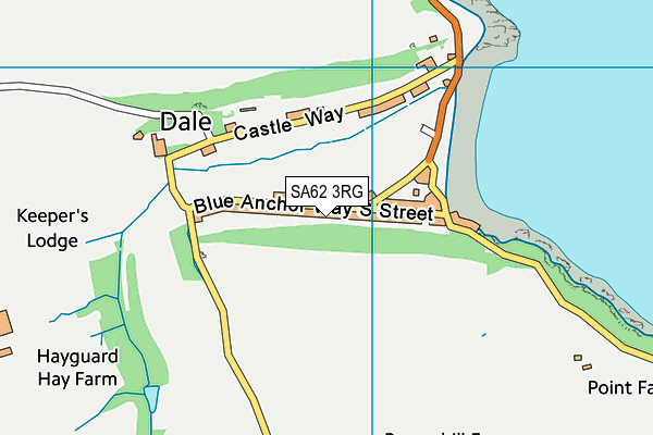 SA62 3RG map - OS VectorMap District (Ordnance Survey)