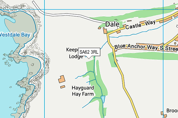 SA62 3RL map - OS VectorMap District (Ordnance Survey)