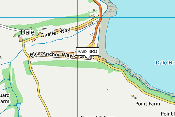 SA62 3RQ map - OS VectorMap District (Ordnance Survey)