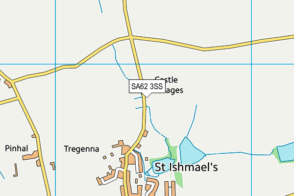 SA62 3SS map - OS VectorMap District (Ordnance Survey)