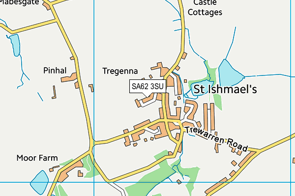 SA62 3SU map - OS VectorMap District (Ordnance Survey)