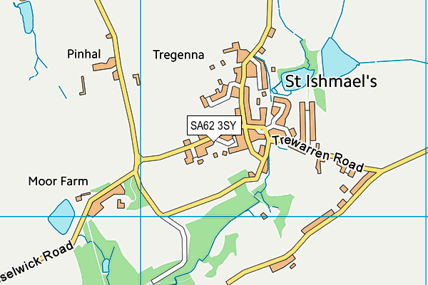 SA62 3SY map - OS VectorMap District (Ordnance Survey)