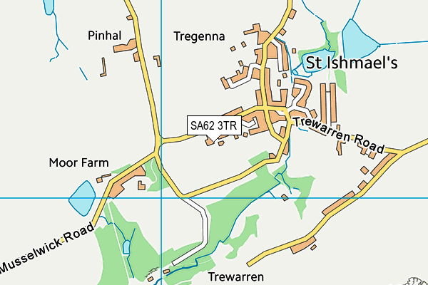 SA62 3TR map - OS VectorMap District (Ordnance Survey)