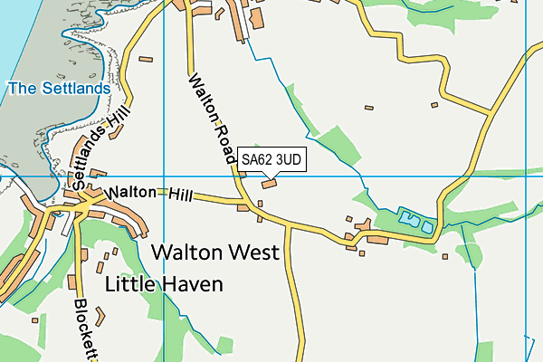 SA62 3UD map - OS VectorMap District (Ordnance Survey)