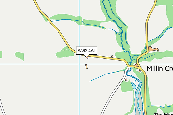 SA62 4AJ map - OS VectorMap District (Ordnance Survey)