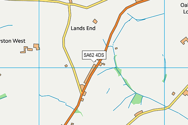 SA62 4DS map - OS VectorMap District (Ordnance Survey)