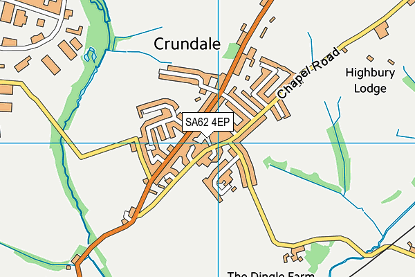 SA62 4EP map - OS VectorMap District (Ordnance Survey)