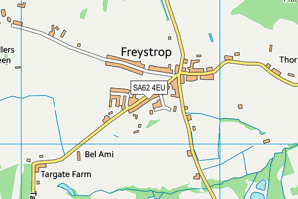 SA62 4EU map - OS VectorMap District (Ordnance Survey)