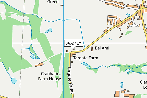 SA62 4EY map - OS VectorMap District (Ordnance Survey)