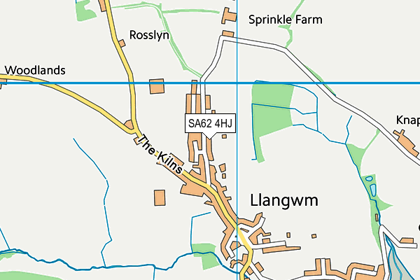 SA62 4HJ map - OS VectorMap District (Ordnance Survey)