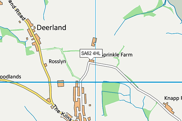 SA62 4HL map - OS VectorMap District (Ordnance Survey)