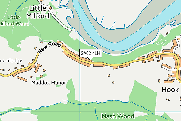 SA62 4LH map - OS VectorMap District (Ordnance Survey)