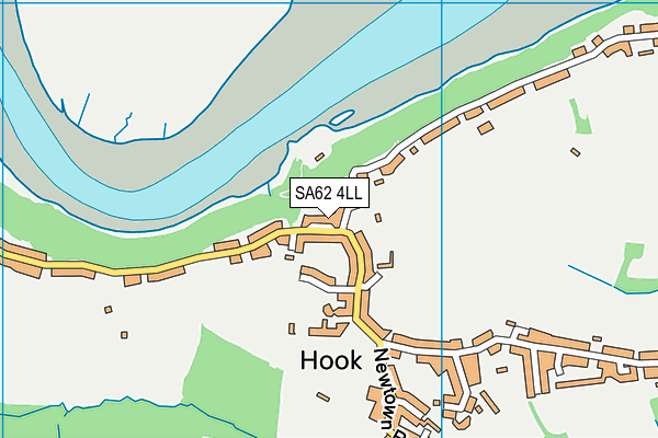 SA62 4LL map - OS VectorMap District (Ordnance Survey)