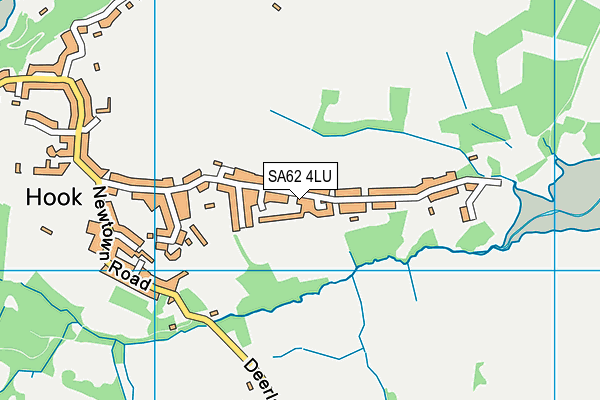 SA62 4LU map - OS VectorMap District (Ordnance Survey)