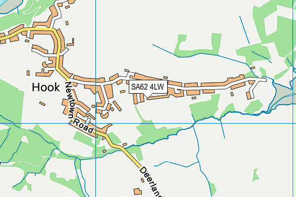 SA62 4LW map - OS VectorMap District (Ordnance Survey)