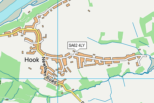 SA62 4LY map - OS VectorMap District (Ordnance Survey)