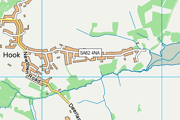 SA62 4NA map - OS VectorMap District (Ordnance Survey)