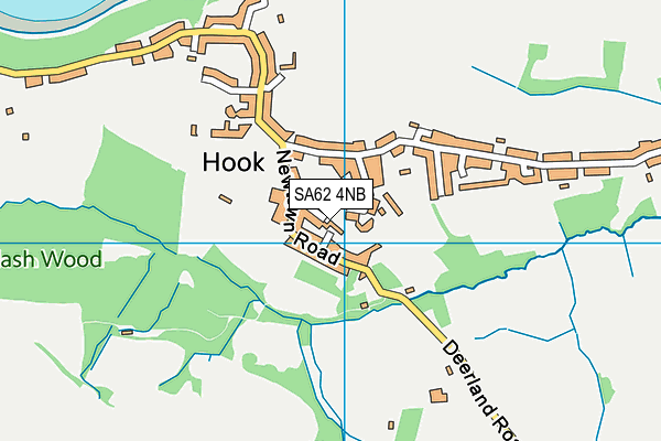 SA62 4NB map - OS VectorMap District (Ordnance Survey)