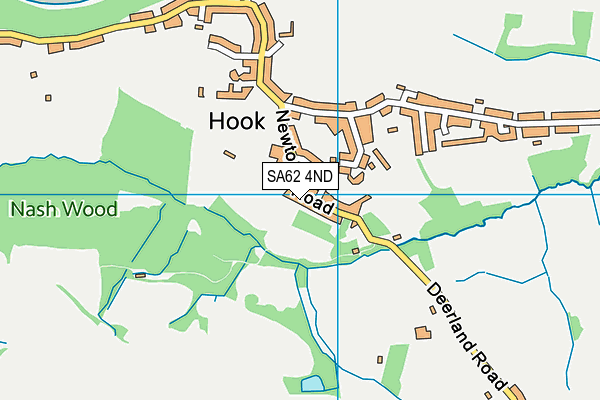 Hook C.P. School map (SA62 4ND) - OS VectorMap District (Ordnance Survey)