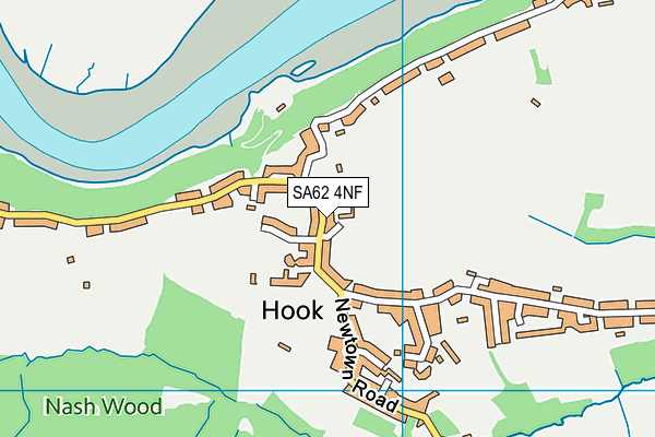 SA62 4NF map - OS VectorMap District (Ordnance Survey)