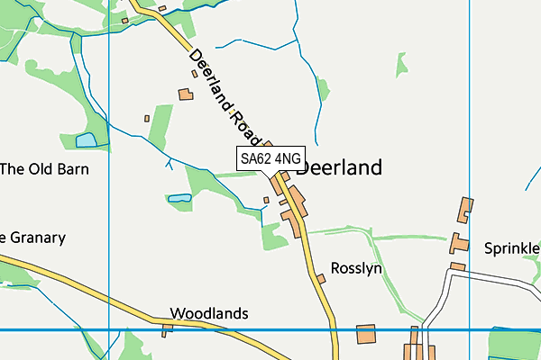 SA62 4NG map - OS VectorMap District (Ordnance Survey)