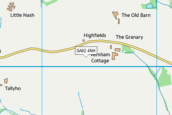 SA62 4NH map - OS VectorMap District (Ordnance Survey)