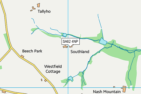 SA62 4NP map - OS VectorMap District (Ordnance Survey)