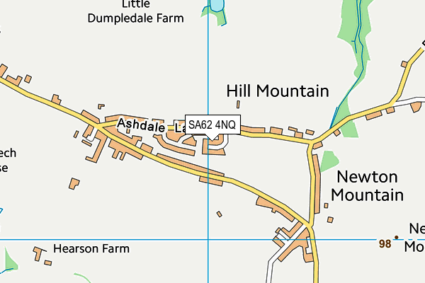 SA62 4NQ map - OS VectorMap District (Ordnance Survey)