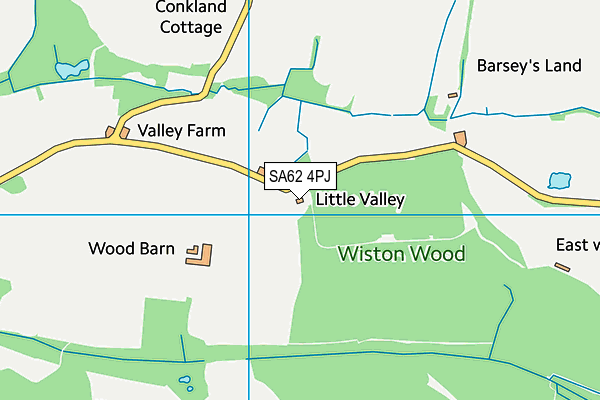 SA62 4PJ map - OS VectorMap District (Ordnance Survey)