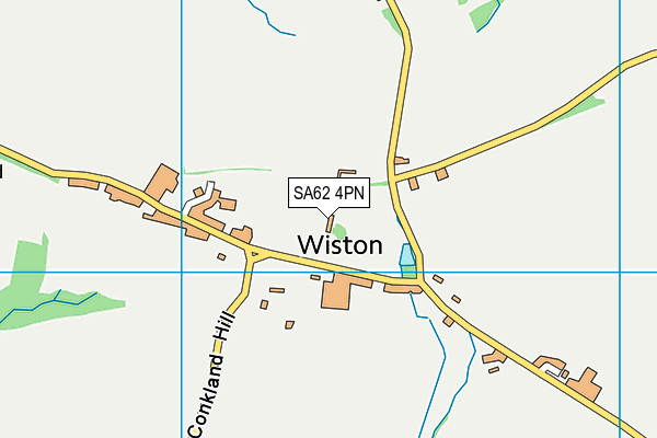 SA62 4PN map - OS VectorMap District (Ordnance Survey)