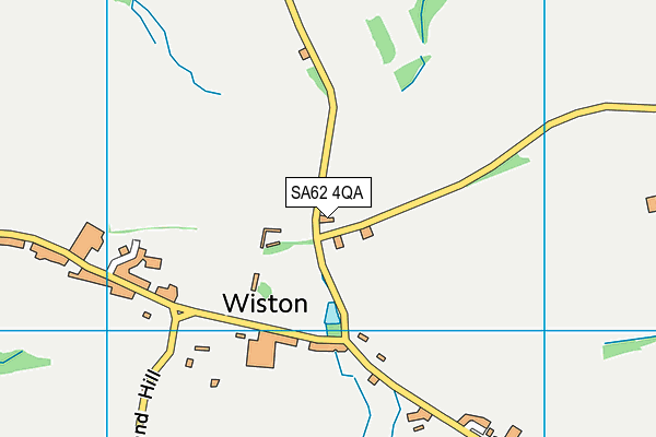 SA62 4QA map - OS VectorMap District (Ordnance Survey)