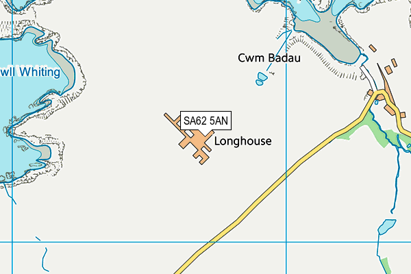 SA62 5AN map - OS VectorMap District (Ordnance Survey)