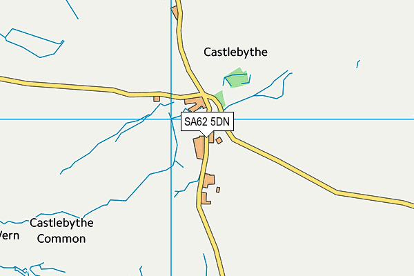 SA62 5DN map - OS VectorMap District (Ordnance Survey)