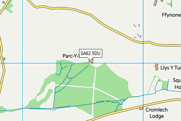 SA62 5DU map - OS VectorMap District (Ordnance Survey)