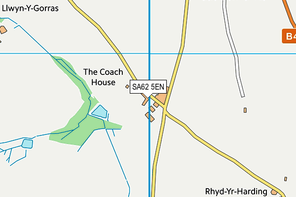 SA62 5EN map - OS VectorMap District (Ordnance Survey)