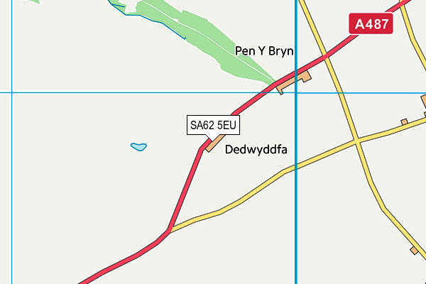 SA62 5EU map - OS VectorMap District (Ordnance Survey)