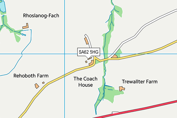 SA62 5HG map - OS VectorMap District (Ordnance Survey)