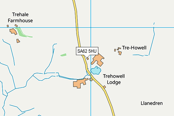 SA62 5HU map - OS VectorMap District (Ordnance Survey)